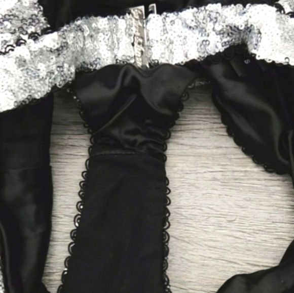 For Love‎ And Lemon Silver Sequin High Waist Panty - Picture 7 of 9